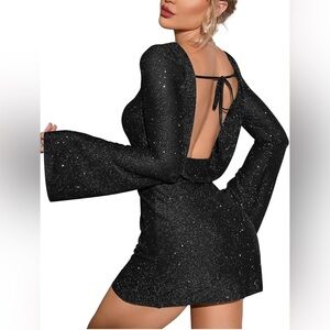 Little Black Sparkle Dress